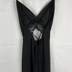 Fashion nova black cut out maxi dress